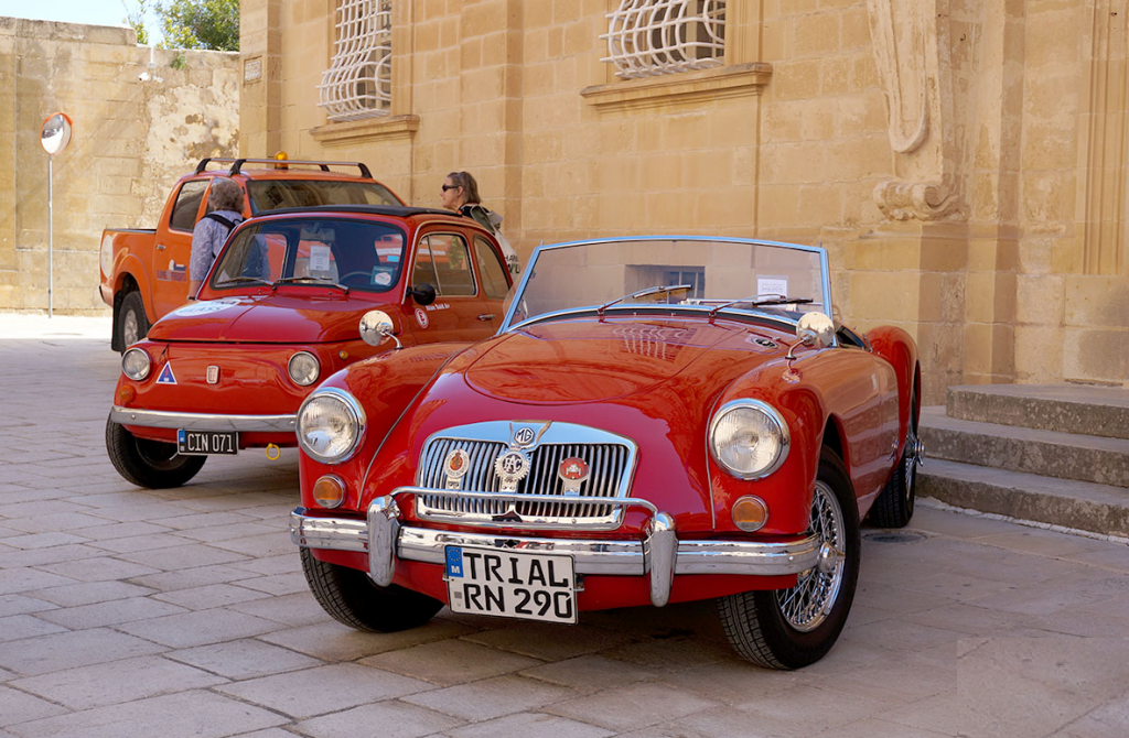 Raduno di auto d’epoca a Malta